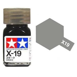 Tamiya Enamel Paint X-19 X19 Gloss Smoke 80019