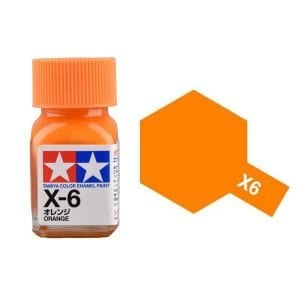 Tamiya Enamel Paint X-6 X6 Gloss Orange 80006