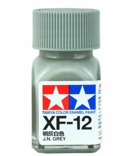 Tamiya Enamel Paint XF12 XF12 EXF12 EXF12 Flat J.A. Grey 80312