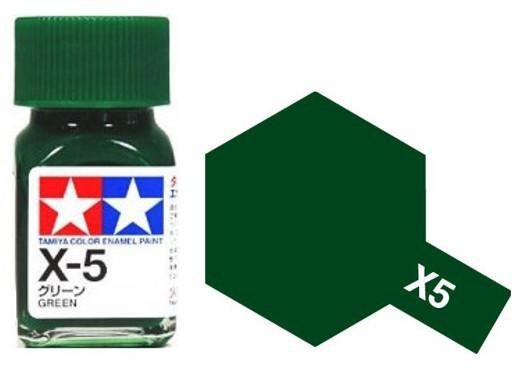 Tamiya Enamel Paint X-5 X5 Gloss Green 80005