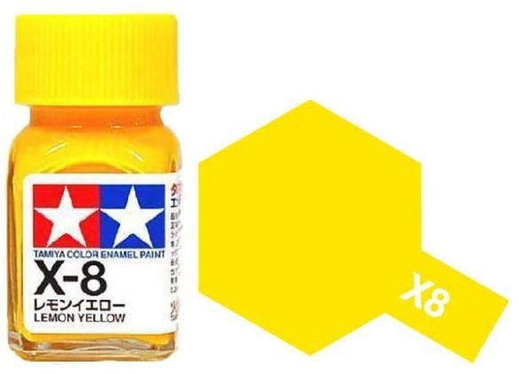 Tamiya Enamel Paint X-8 X8 Gloss Lemon Yellow 80008