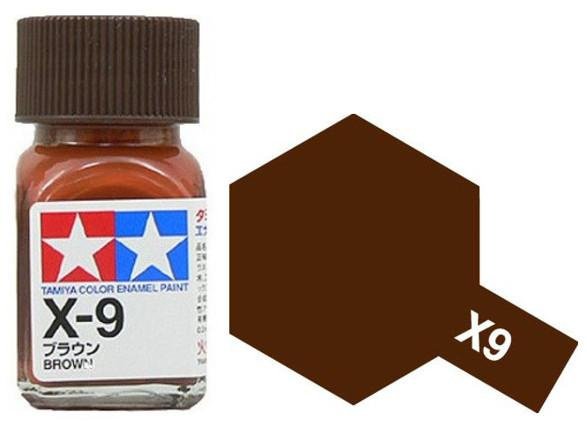 Tamiya Enamel Paint X-9 X9 Gloss Brown 80009