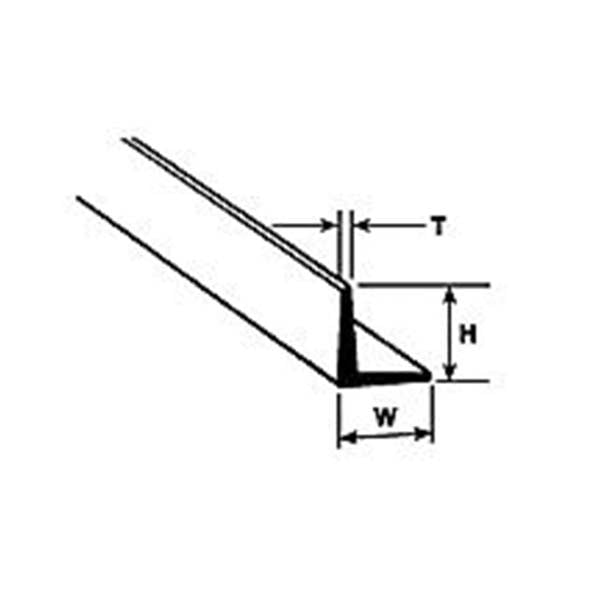 Plastruct 5/16" Styrene Angle 90507