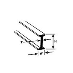 Plastruct 3/16" Styrene Beam 90515