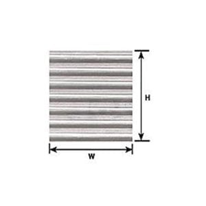 Plastruct #1 Corrugated Siding Sheet 91520
