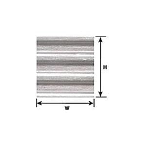 Plastruct 1:16 Scale Corrugated Siding Sheet 91522