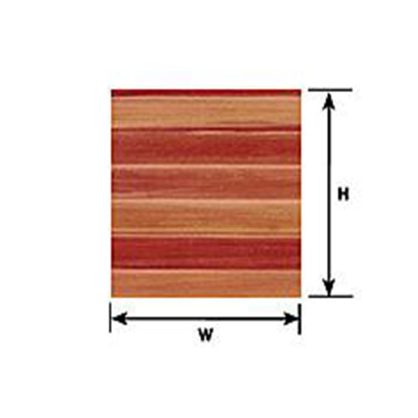 Plastruct 1/4" Wood Planking Sheet 91533