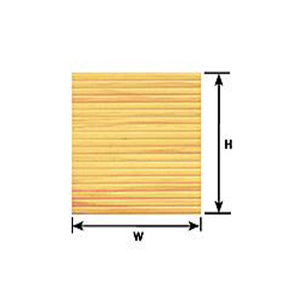 Plastruct 1/16 Wood Planking Sheet 91535