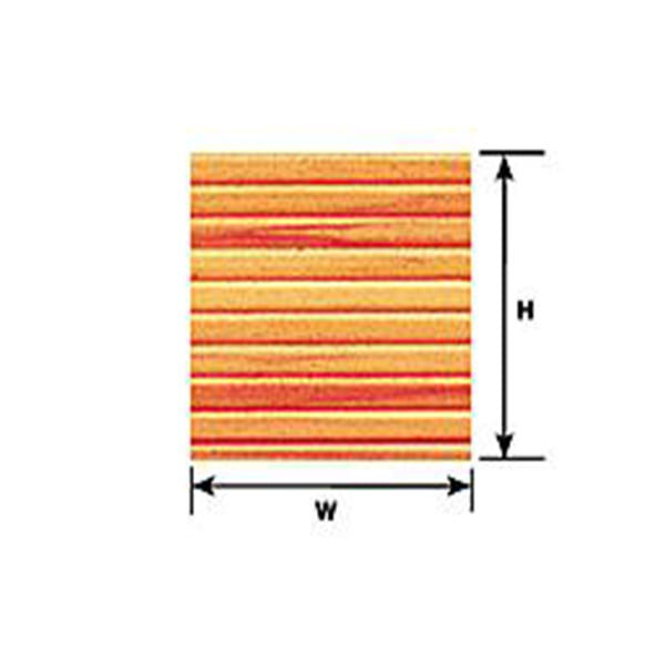 Plastruct 1/8" Wood Planking Sheet 91536