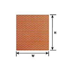 Plastruct HO Scale Brick Sheet 91611