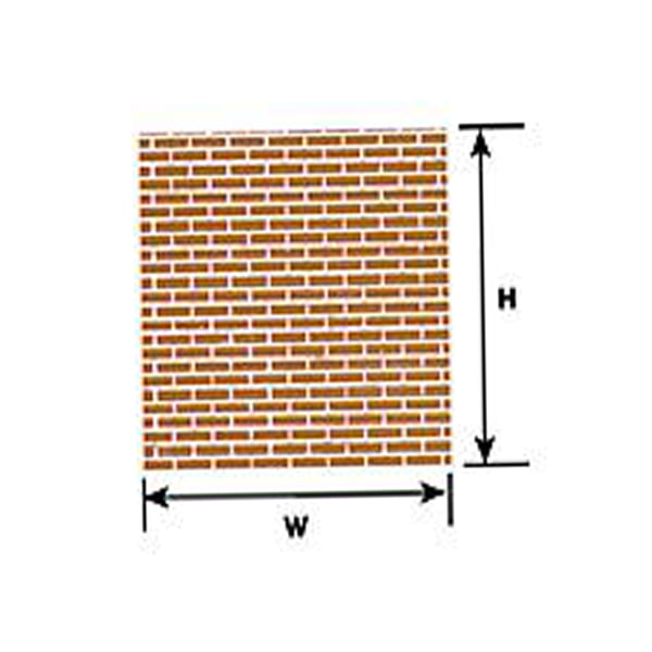 Plastruct O Scale Brick Sheet 91613 • Canada's largest selection of ...