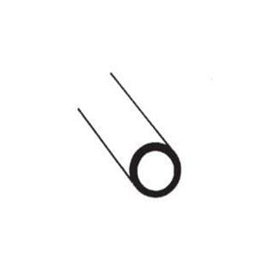 Plastruct 1/8" OD Styrene Tubing 90604
