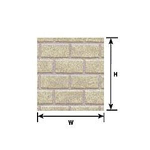 Plastruct G Scale Cement Block Sheet 91624
