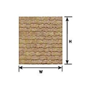 Plastruct HO Scale Wood Shake Shingle 91656