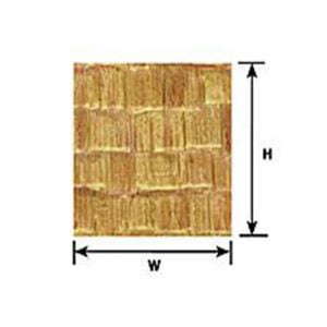 Plastruct G Scale Wood Shake Shingle 91659