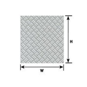Plastruct G Scale Double Diamond Plate 91682
