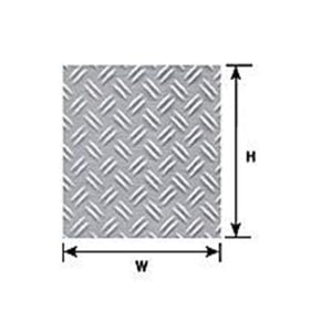 Plastruct 1:16 Scale Double Diamond Plate 91683