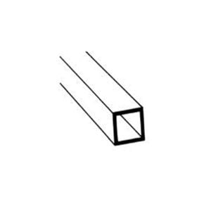 Plastruct 3/8" Styrene Square Tubing 90625