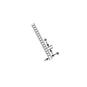 Plastruct O 1:48 Scale Styrene Ladder 90673