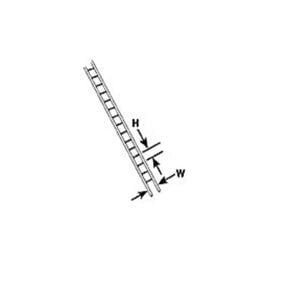 Plastruct 1:32 Scale Styrene Ladder 90674