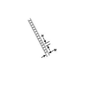 Plastruct 1:16 Scale Styrene Ladder 90676
