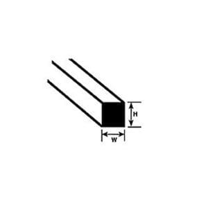 Plastruct .010 Square Styrene Rod 90709