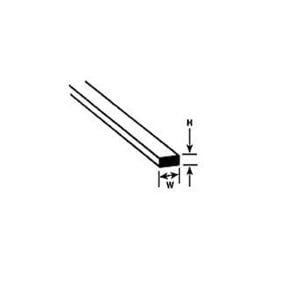 Plastruct .010x.020 Styrene Strip 90710