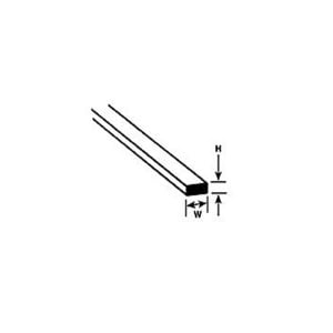 Plastruct .010x.040 Styrene Strip 90712