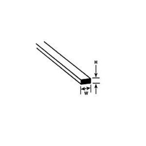 Plastruct .010x.100 Styrene Strip 90715