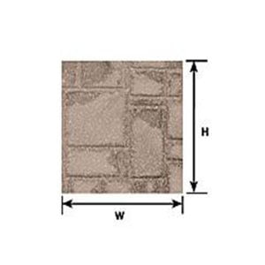Plaque de pierre de patio Plastruct G Scale 91593