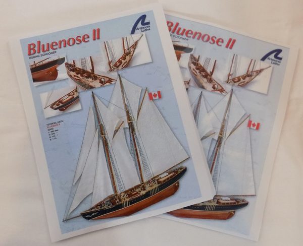 Printed Instructions for Artesania Latina Bluenose II Ship Kit Kit 22453
