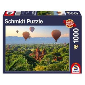 Schmidt Puzzle 1000 Piece Hot Air Balloons Mandalay Myanmar 58956