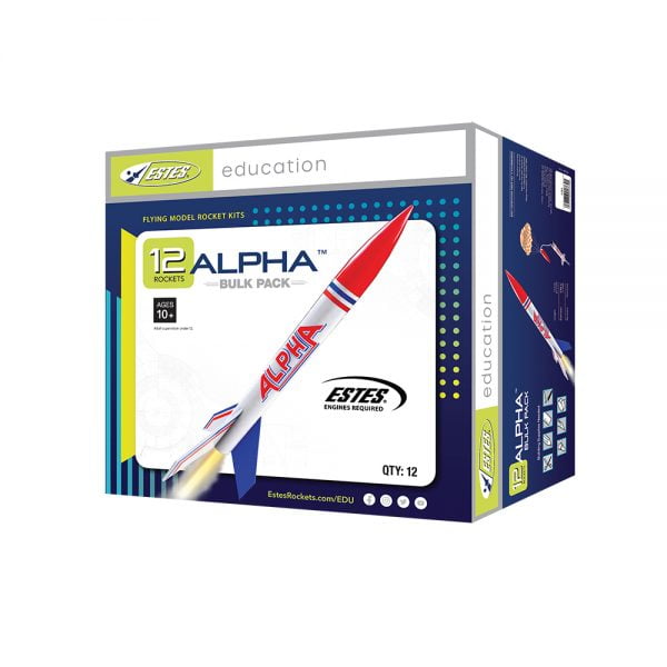 Estes Rockets Bulk Pack of 12 Alpha Model Kits 1756