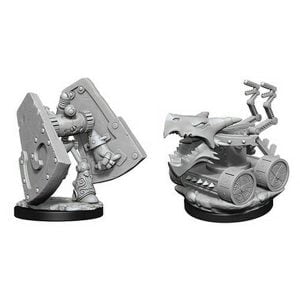 Wizkids D&D Nolzurs Marvelous Unpainted Miniatures Wave 15 Stone Defender and Oaken Bolter 90314