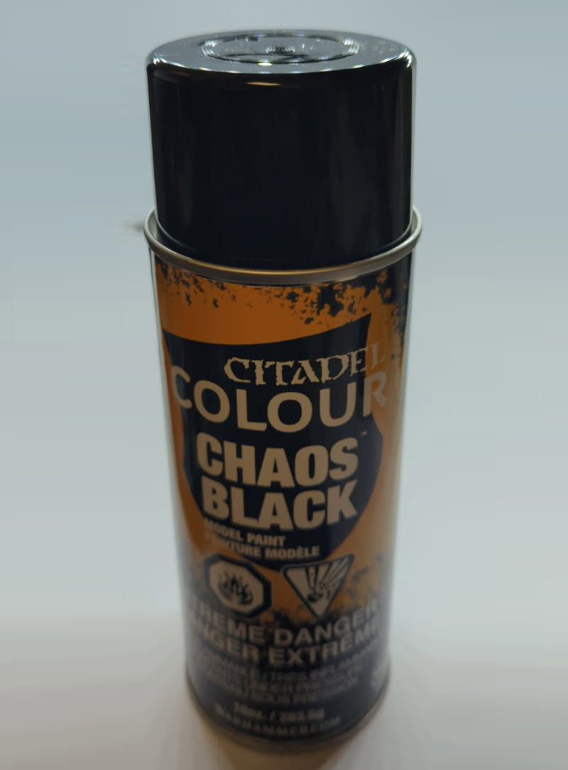 Citadel Chaos Noir Bombe de peinture 62-02
