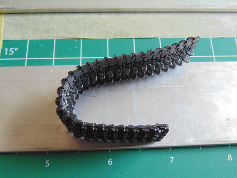 curved length on metal bar
