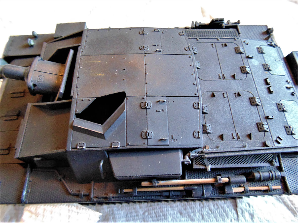 Stug III Crew Compartment Un-Weathered And Weathered