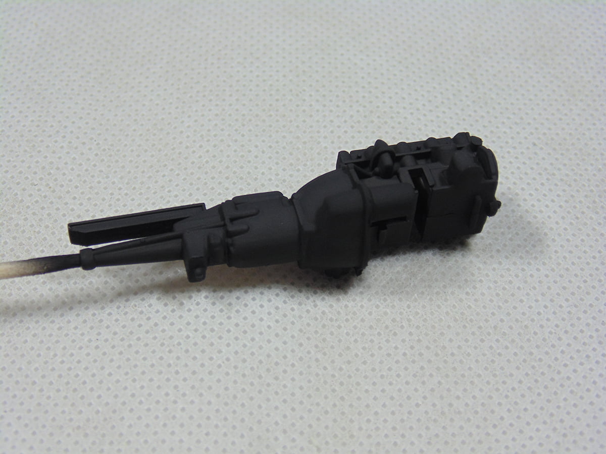 Car Engine Painted Flat Black
