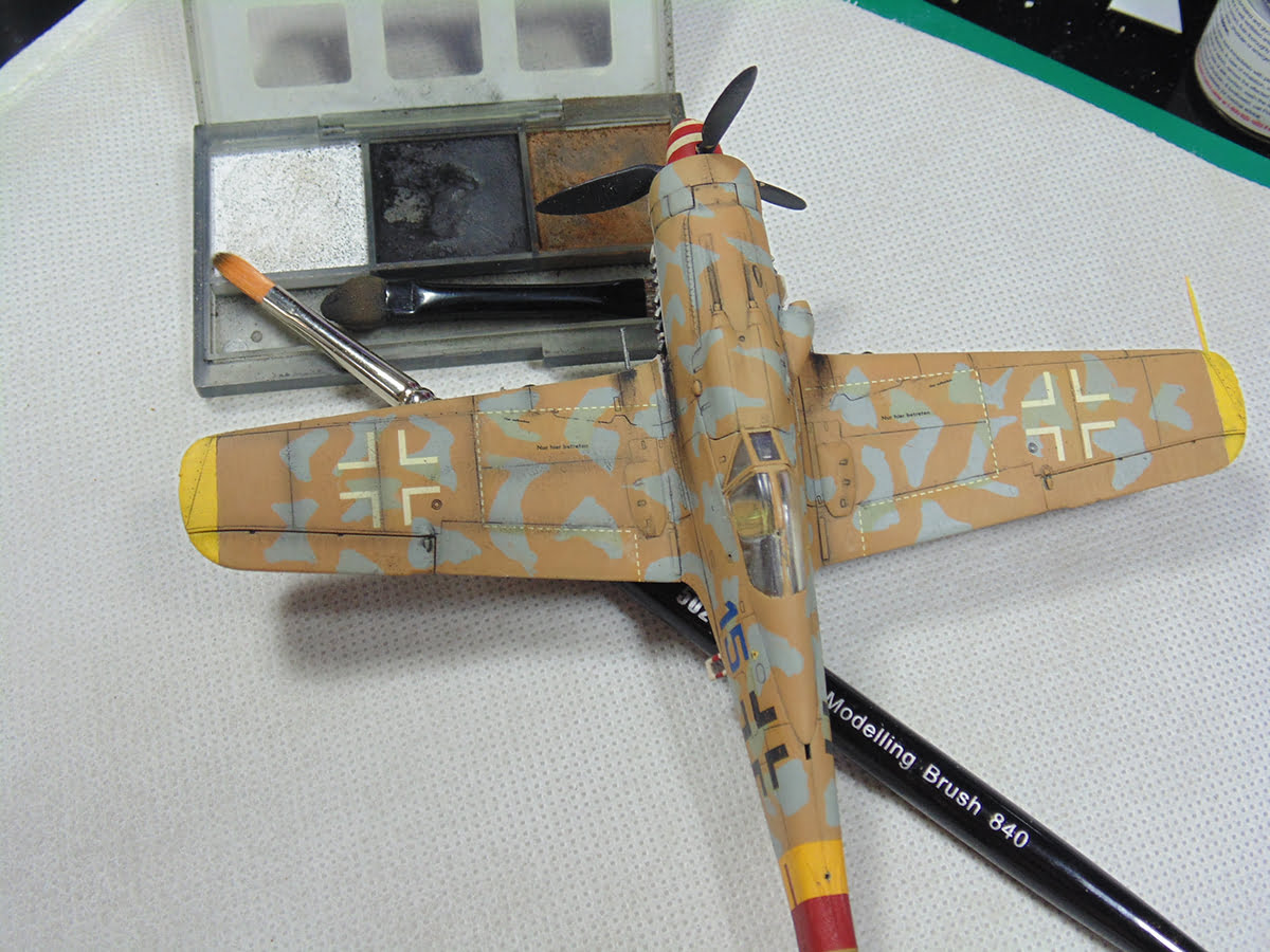 Overhead Of A Bf-190d With Weathering B And Brush