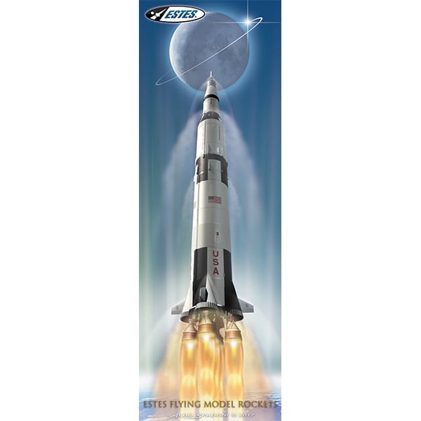 Estes Rockets Saturn V 1/200 Scale Rocket Kit 2160