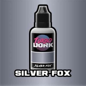 Turbo Dork Silver Fox Metallic Acrylic Paint 20ml TDSIFMTA20
