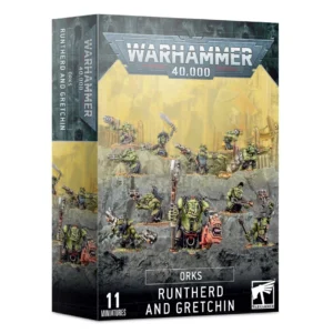 Warhammer Orks Runtherd and Gretchin 50-16