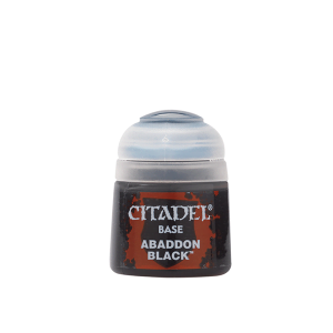 Citadel Base Abaddon Black 12ml Paint 21-25