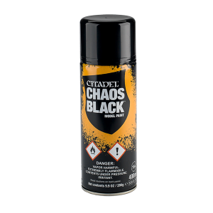 Citadel Chaos Black Spray Paint 62-02