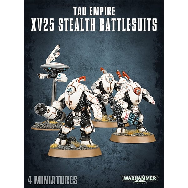 Warhammer Tau Empire XV25 Stealth Battlesuits 56-14