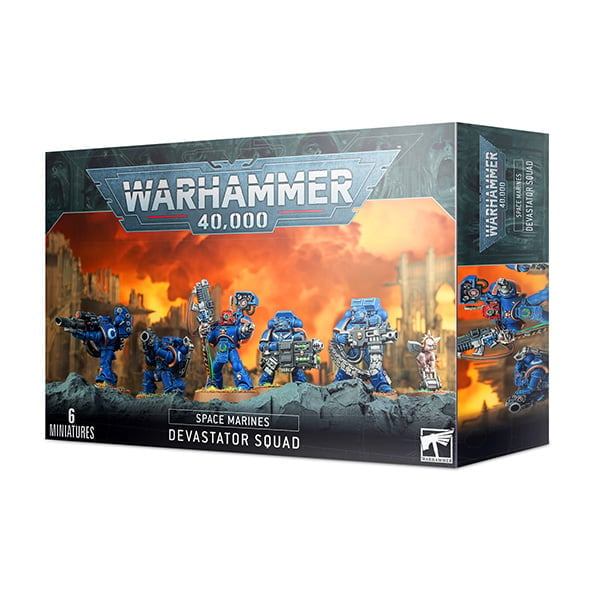 Warhammer Space Marines Devastator Squad 48-15