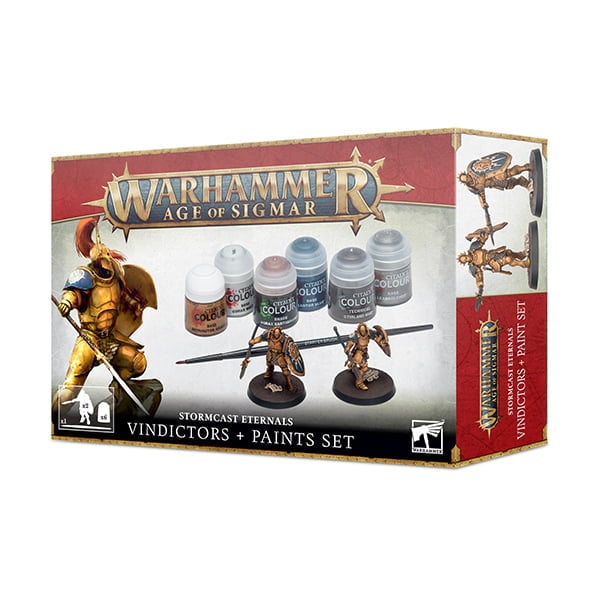 Warhammer Age of Sigmar Stormcast Vindictors and Paint Set 60-10