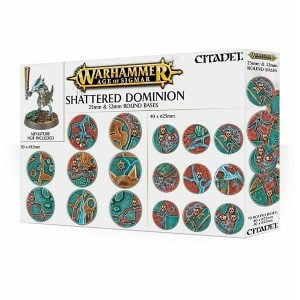 Warhammer Shattered Dominion 25 and 32mm Round Bases 66-96