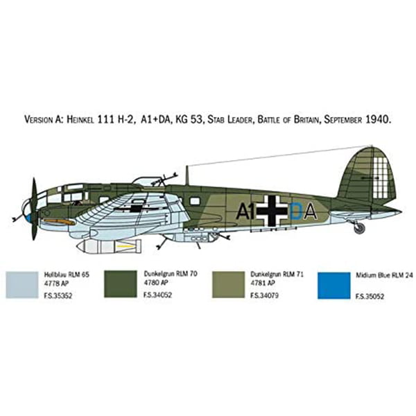 Italeri Heinkel He111 H 1:72 Scale 1436