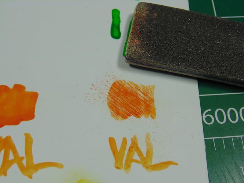 VAL Orange Areas with Course Sanding Stick 